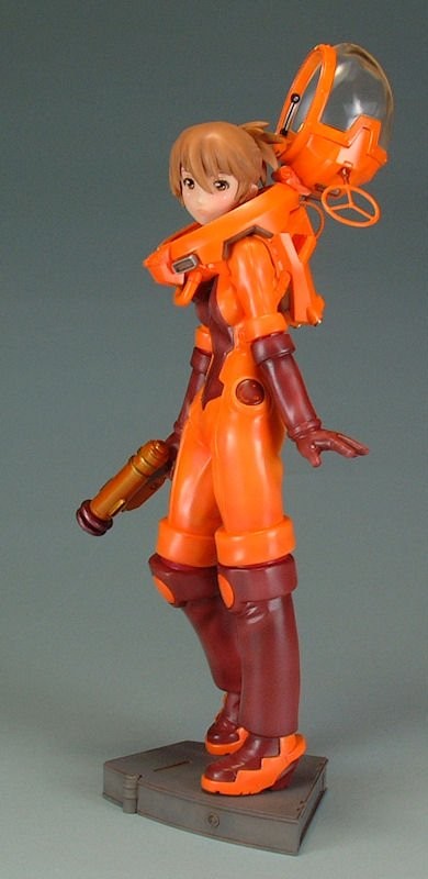 Spacesuit Girl (Orange), Original, Tsurugiya, Garage Kit